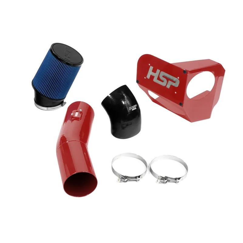 Clearance HSP Cold Air Intake For 2020-2022 Ford Powerstroke F250/350 6.7 Liter-Flag Red