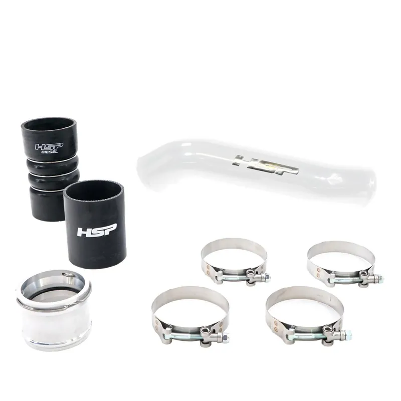 Handmade HSP Replacement Hot Side Tube For 2011-2022 Ford Powerstroke F250/350 6.7 Liter-Polar White