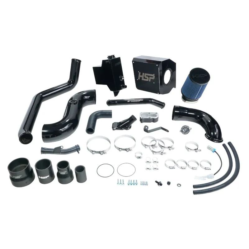 Sale HSP Deluxe No Bridge/Cold Side Bundle Kit For 2006-2007 Silverado/Sierra 2500/3500-Ink Black