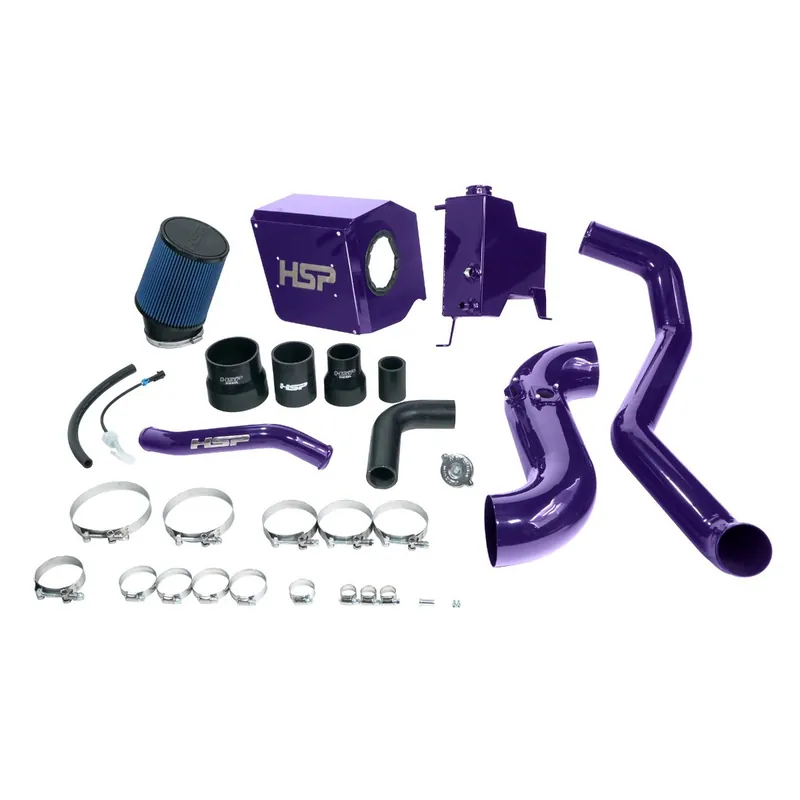 Weekend Sale HSP Deluxe No Bridge/Cold Side Bundle Kit For 2015-2016 Silverado/Sierra 2500/3500-Illusion Purple