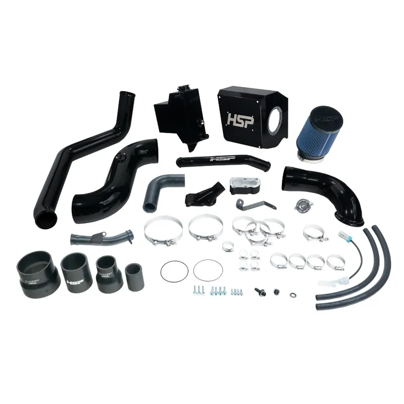 Budget HSP Deluxe No Bridge/Cold Side Bundle Kit For 2007.5-2010 Silverado/Sierra 2500/3500-Silk Stain Black