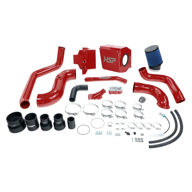 Editor’s Pick HSP Deluxe No Bridge/ With Cold Side Bundle Kit For 2004.5-2005 Silverado/Sierra 2500/3500-Flag Red