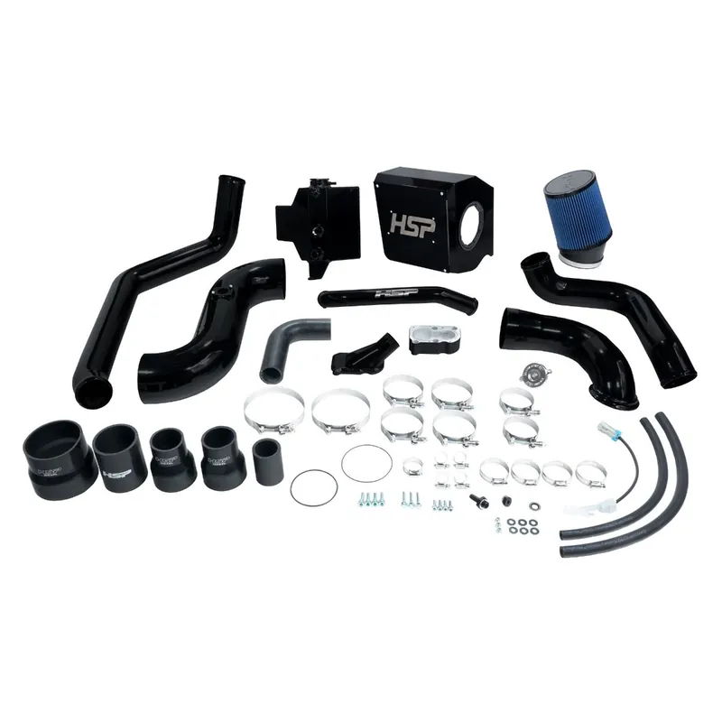 Fan Favorite HSP Deluxe No Bridge/ With Cold Side Bundle Kit For 2004.5-2005 Silverado/Sierra 2500/3500-Silk Stain Black