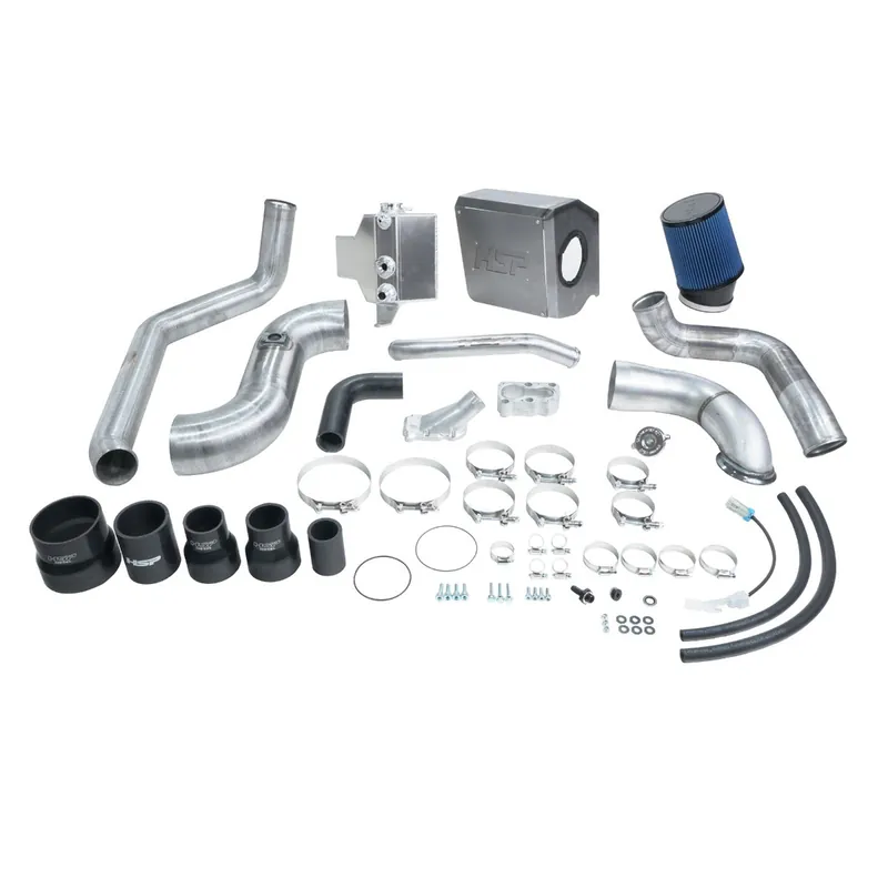 HSP Deluxe No Bridge/ With Cold Side Bundle Kit For 2004.5-2005 Silverado/Sierra 2500/3500-RAW Fan Favorite