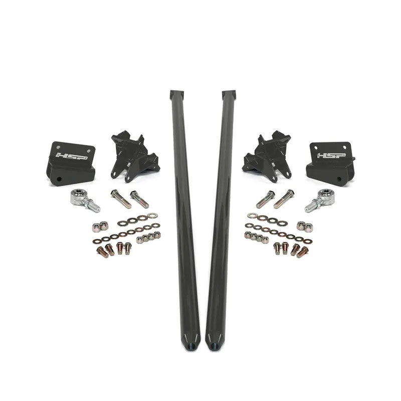 Latest 2001-2010 Silverado/Sierra 2500/3500 58 inch Bolt On Traction Bars 3.5 Inch Axle Diameter Kingsport Grey