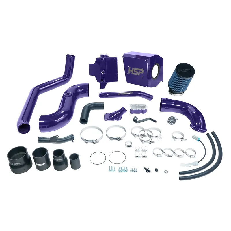 Mega Sale Deluxe No Bridge/Cold Side Bundle Kit For 2006-2007 Chevrolet/GMC-Illusion Purple HSP Diesel