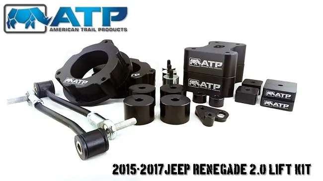 Jeep Renegade/Compass 2 Inch Lift Kit 15-Present Renegade 17-Present Compass Black Kit American Trail Products Buy Online