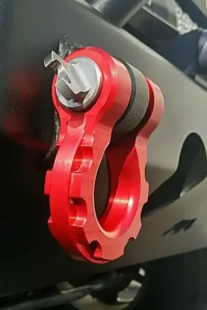 Billet D-Ring Shackles W/Bottle Opener Aluminum Red Pair American Trail Products Price Drop