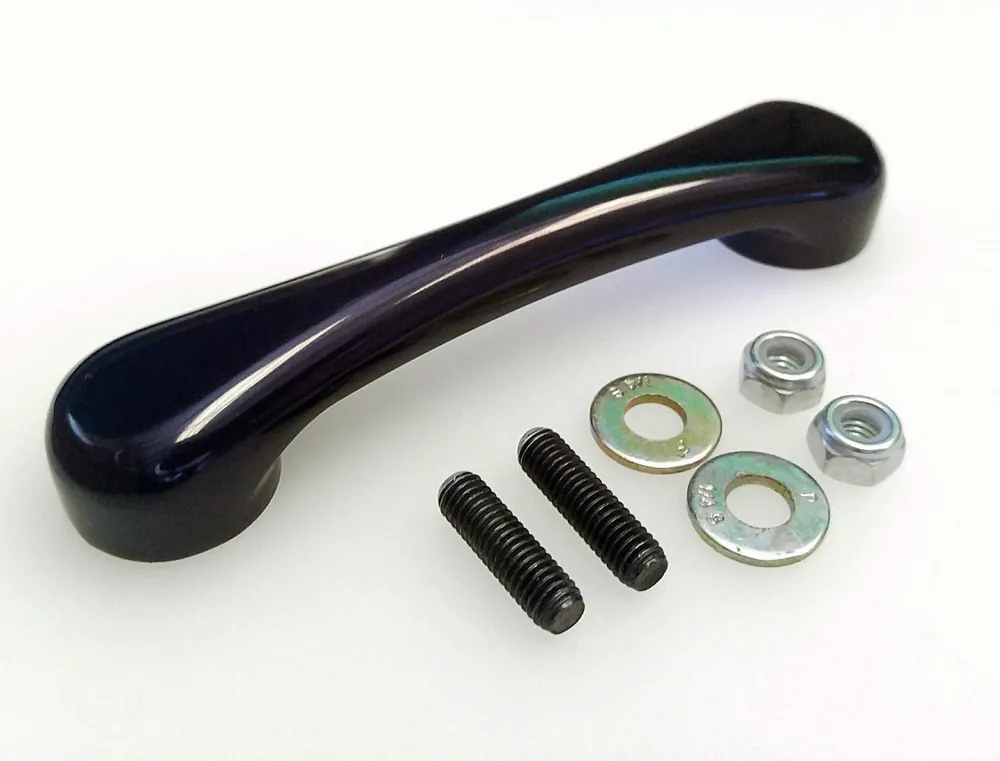 Wrangler Billet Footman Loop 97-06 Wrangler TJ 07-18 Wrangler JK Black Aluminum American Trail Products Deal