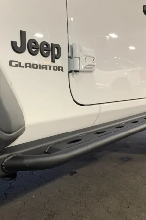 Gladiator Side Step Rock Slider 20-Pres Jeep Gladiator Black Powdercoat American Trail Products Latest