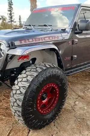 Grab Now Jeep JL Side Step Rock Slider For 18-Pres Wrangler JL Black Powder Coated American Trail Products