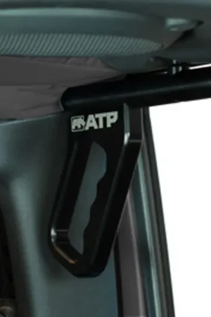 Jeep JK Grab Handles 07-18 Wrangler JK 2/4 Door Rear Aluminum Black American Trail Products Popular