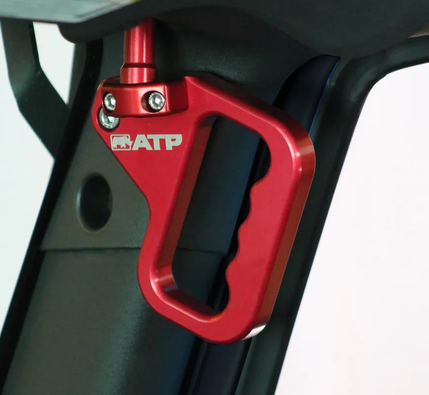 Jeep JK Grab Handles 07-18 Wrangler JK 2/4 Door Front Aluminum Red American Trail Products Buy Online