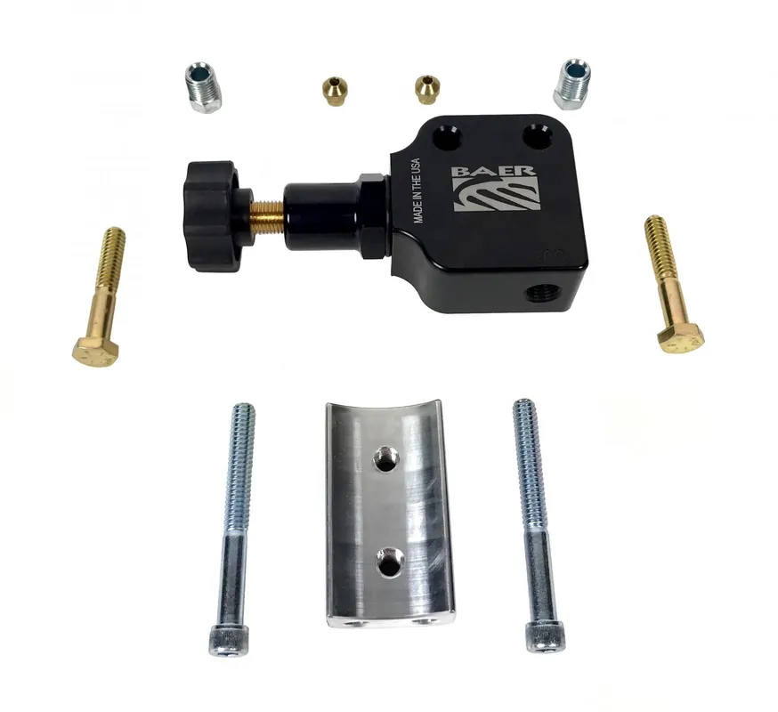 Editor’s Pick Remaster Proportioning Valve With Polished Bracket BAER Brakes