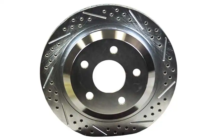 In Demand Rear Rotor Replacement 12 Inch Slot Drill W/Zinc Drivers Side BAER Brakes