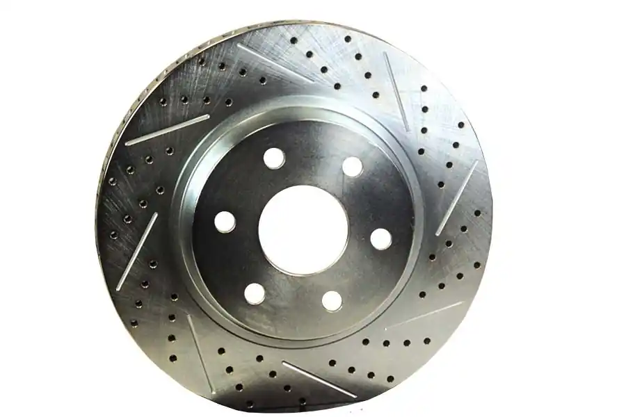 Trusted Brand Rotor Replacement 14 Inch 1.150 Inch Thick Slot Drill W/Zinc Drivers Side BAER Brakes