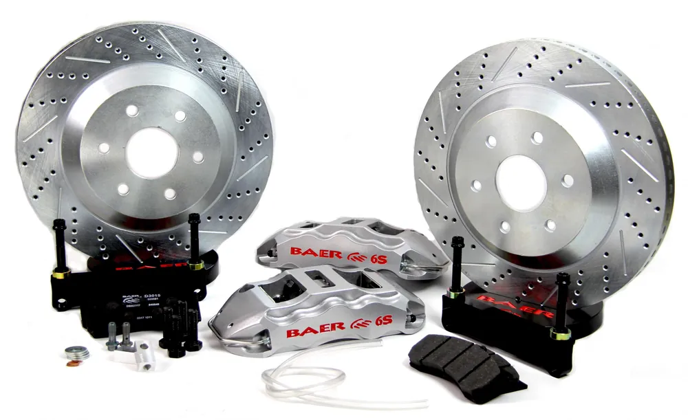 Brake System 15 Inch Front Extreme Silver 04-08 F150 4WD BAER Brakes No Minimum Order