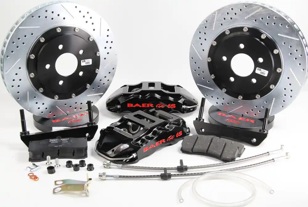 Brake System 14 Inch Front Extreme+ Black 94-04 Mustang BAER Brakes Holiday Sale