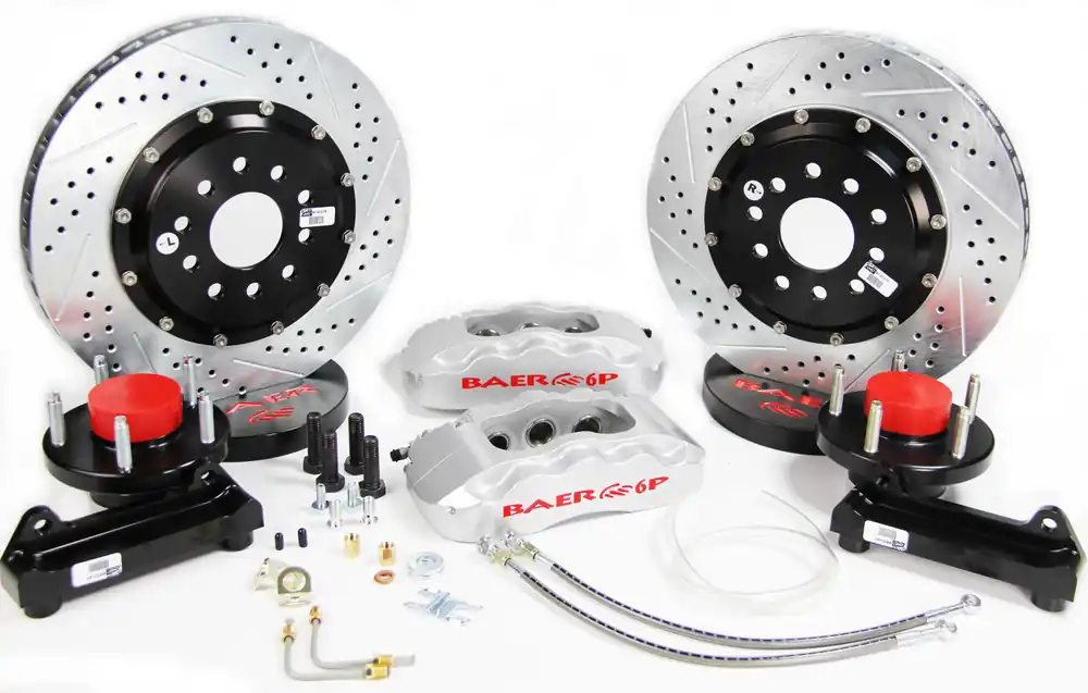 Bulk Order Brake System 14 Inch Front Pro+ Silver 60-64 Lincoln Continental BAER Brakes