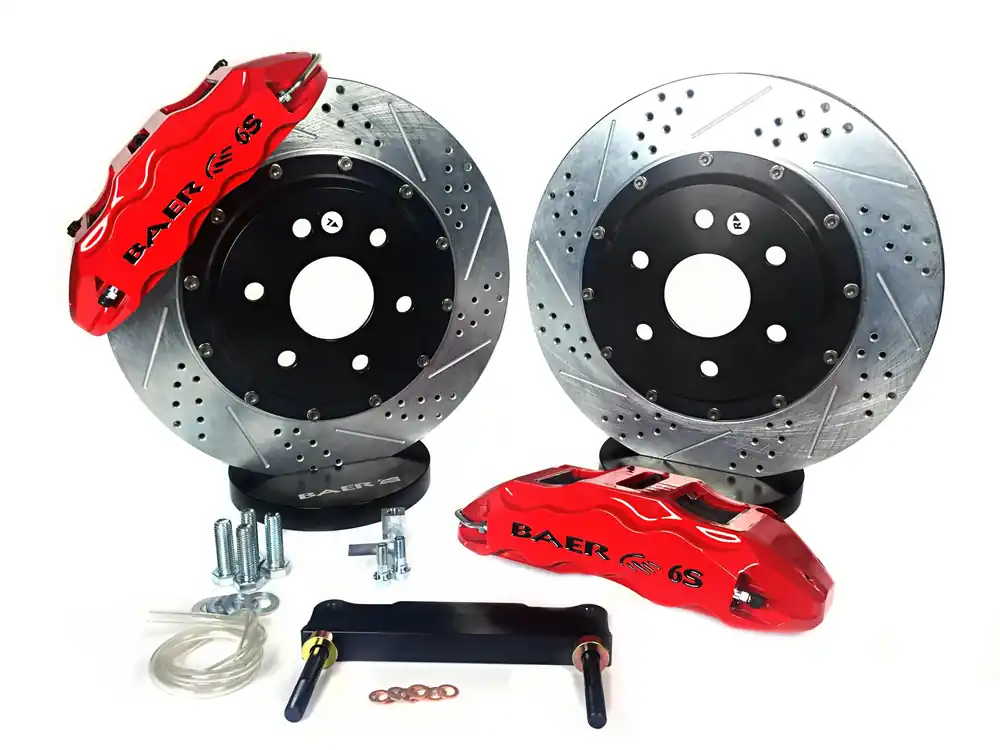Brake System 15 Inch Front Extreme+ Red 13-14 GT500 Mustang BAER Brakes Place Order