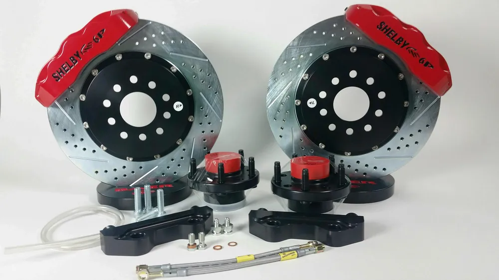 Brake System 13 Inch Front Pro+ Red 70-73 Mustang Drum Brake Spindle Only BAER Brakes Final Sale