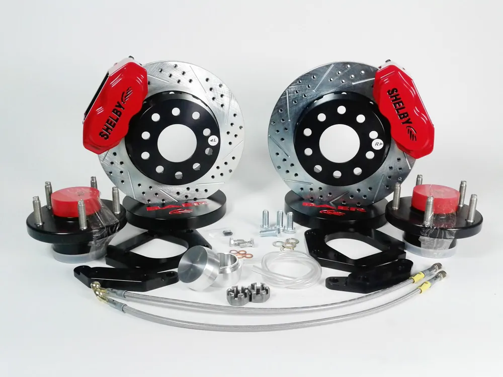 Flash Sale Brake System 11 Inch Front SS4+ Red 65-69 Mustang/ Fairlane 5 Lug Only BAER Brakes