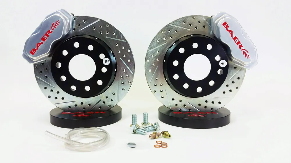 Brake System 11 Inch Front SS4+ Deep Stage Drag Race Clear 05-14 Mustang BAER Brakes Next Day Delivery