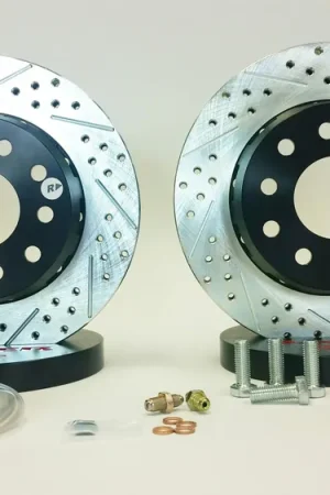 Authentic Brake System 11 Inch Front SS4+ Deep Stage Drag Race Fire Red 05-14 Mustang BAER Brakes