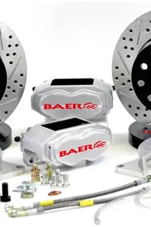 Affordable Brake System 11 Inch Rear SS4+ Deep Stage Clear Ford 9 Inch Big Bearing BAER Brakes
