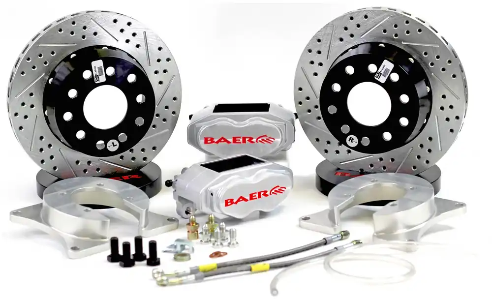 Seasonal Sale Brake System 11 Inch Rear SS4+ Deep Stage Clear Ford 9 Inch Small Bearing BAER Brakes