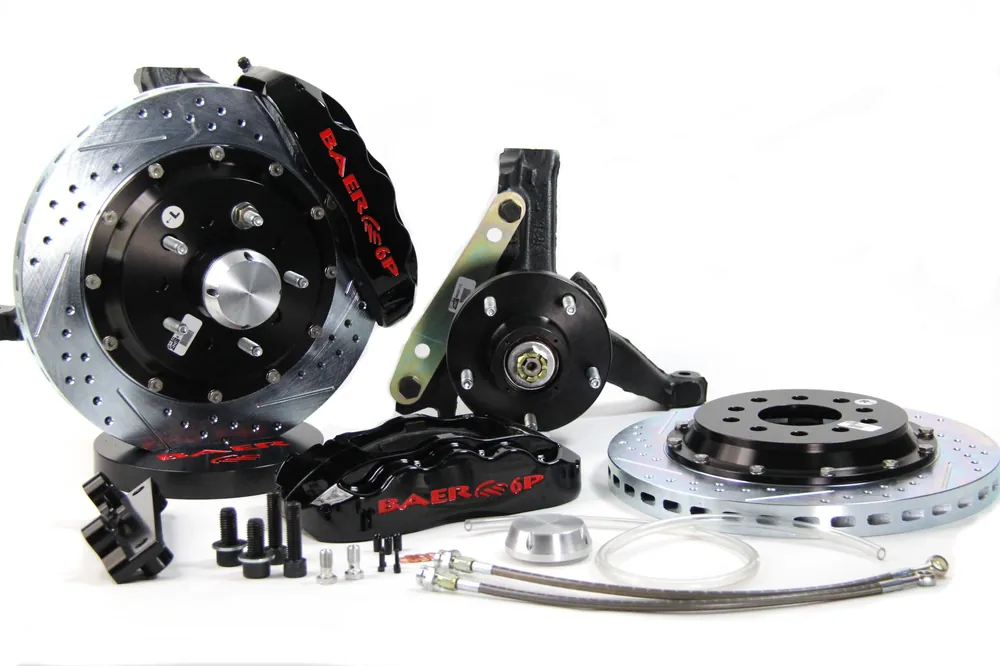 Brake System 13 Inch Front Pro+ Black 70-81 GM F Body Modified Stock Spindles BAER Brakes Weekend Sale