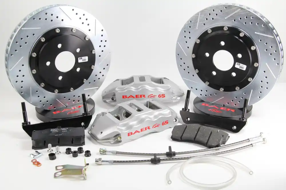 Don’t Miss Out Brake System 14 Inch Front Extreme+ Silver 04 Pontiac GTO BAER Brakes