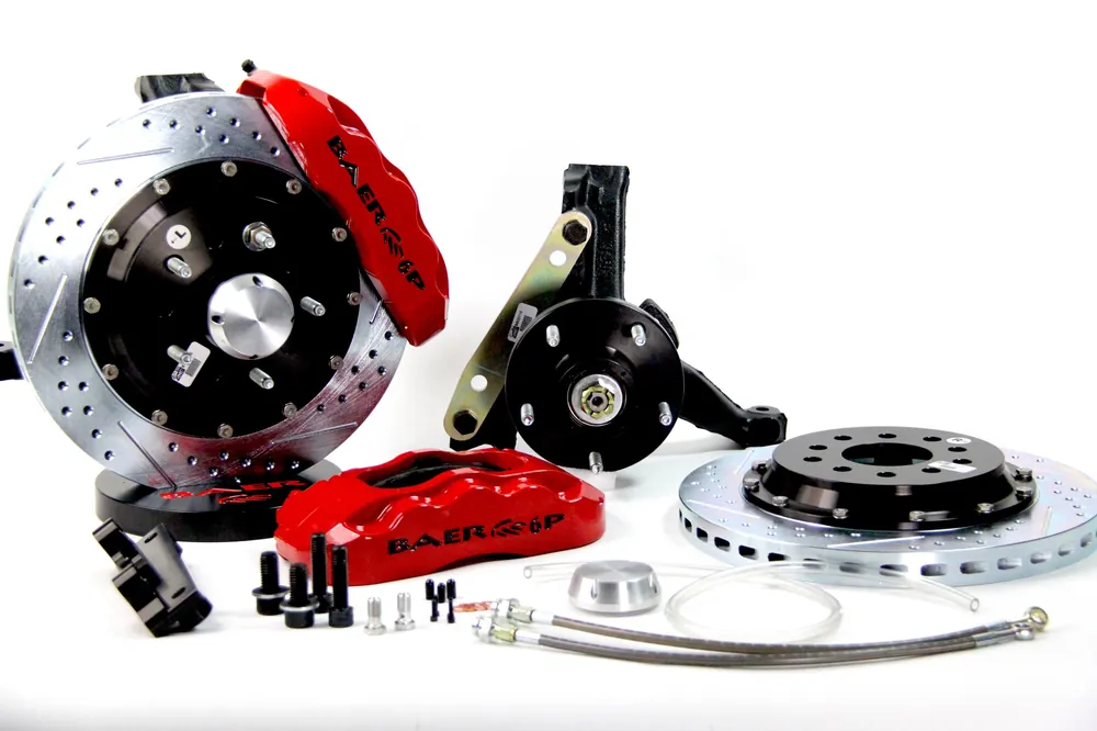 Viral Brake System 13 Inch Front Pro+ Red 78-87 GM G Body Modified Stock Spindles BAER Brakes