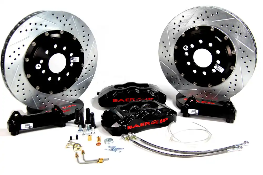 Bargain Brake System 13 Inch Front Pro+ Black 84 GM Y Body BAER Brakes