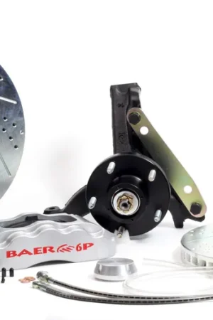Best Price Brake System 13 Inch Front Pro+ Silver 71-76 GM Fullsize Car BAER Brakes
