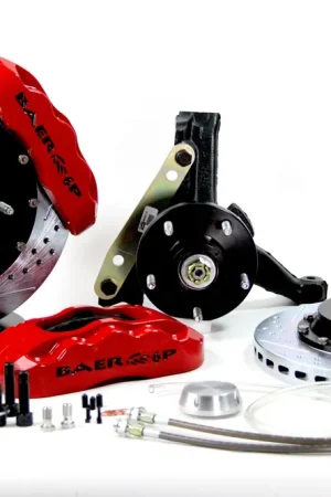 Bargain Brake System 13 Inch Front Pro+ Red 70-81 GM F Body BAER Brakes