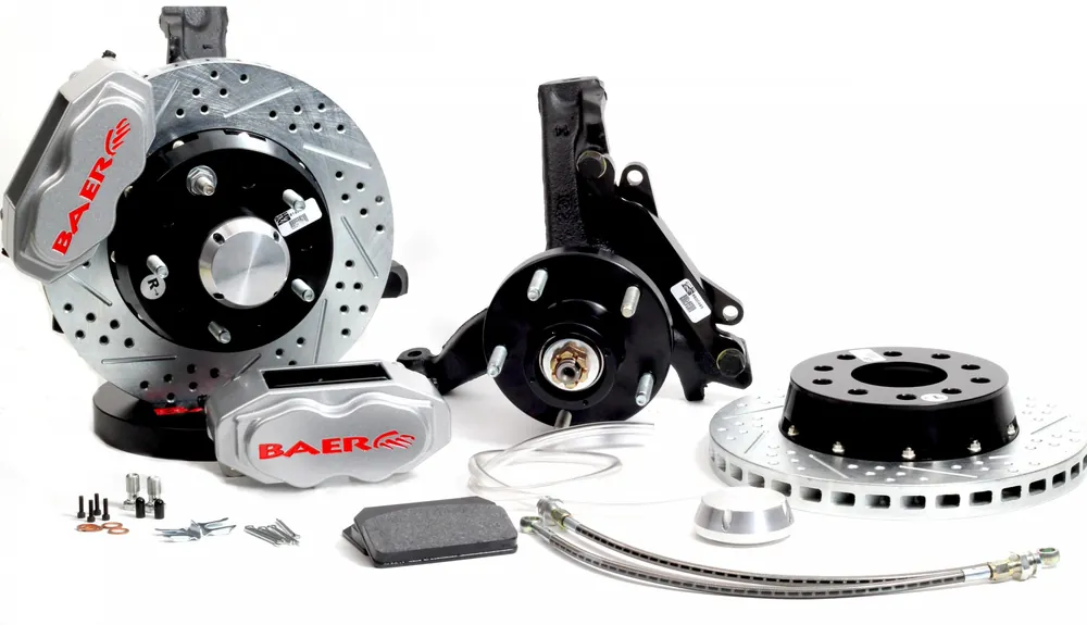 No Minimum Order Brake System 11 Inch Front SS4+ Silver 78-87 GM G Body Modified Drop Spindles BAER Brakes