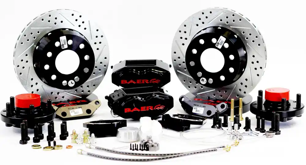 Free Delivery Brake System 11 Inch Front SS4+ Black 55-57 Chevy/Heidts Passenger Car BAER Brakes