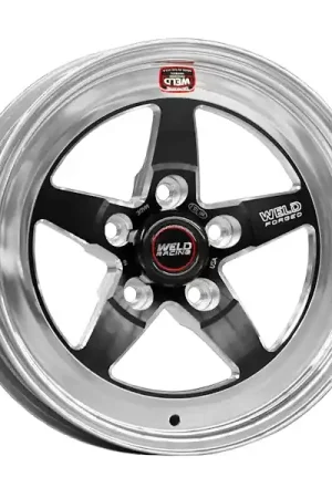 Affordable WELD Racing Street and Strip 71LB-509A45A 15X9.33'' Black S71 Low Pad 5X4.5'' Bolt Pattern 4.5'' Backspace