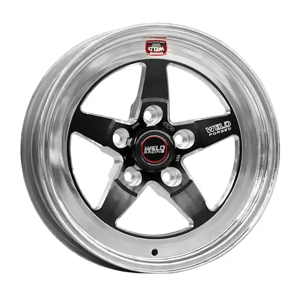 Wholesale WELD Racing Street and Strip 71LB-512P55C 15X12.33'' Black S71 Low Pad 4X108mm Bolt Pattern 5.5'' Backspace