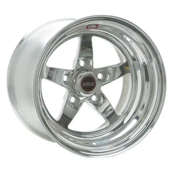 WELD Racing Street and Strip 71LP-512A85A 15X12.33'' Polished S71 Low Pad 5X4.5'' Bolt Pattern 8.5'' Backspace Free Shipping
