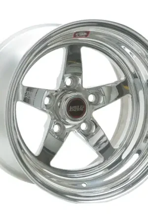 Worldwide Shipping WELD Racing Street and Strip 71LP-515A45A 15X15.33'' Polished S71 Low Pad 5X4.5'' Bolt Pattern 4.5'' Backspace
