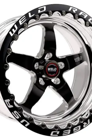 Affordable WELD Racing Street and Strip 71MB7095N78F 17X9.5'' Blk S71 Med Pad 5X120mm Bolt Pattern 7.8'' Backspace - Blk SBL MT