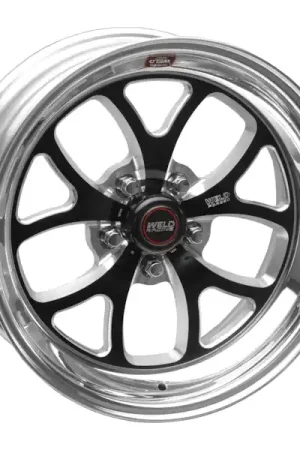 Worldwide Shipping WELD Racing Street and Strip 76LB7125A40A 17X12.5'' Black S76 Low Pad 5X4.5'' Bolt Pattern 3.9'' Backspace