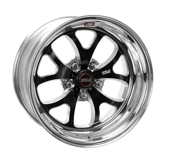 Worldwide Shipping WELD Racing Street and Strip 76MB7085N58A 17X8.5'' Black S76 Med Pad 5X120mm Bolt Pattern 5.8'' Backspace