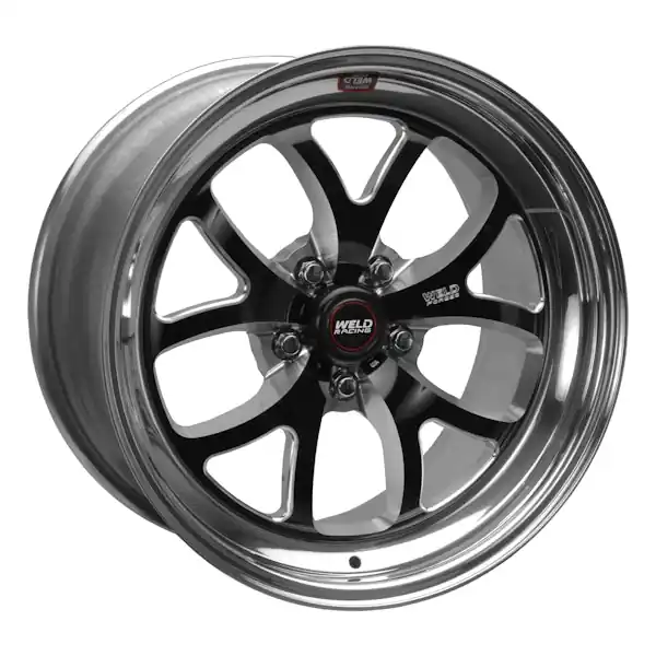 WELD Racing Street and Strip 76MB8135A52A 18X13.5'' Black S76 Med Pad 5X4.5'' Bolt Pattern 5.2'' Backspace In Demand
