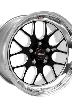 Wholesale WELD Racing Street and Strip 77LB7080A40A 17X8'' Black S77 Low Pad 5X4.5'' Bolt Pattern 3.9'' Backspace