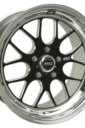 Wholesale WELD Racing Street and Strip 77LB8070B47A 18X7'' Black S77 Low Pad 5X4.75'' Bolt Pattern 4.7'' Backspace