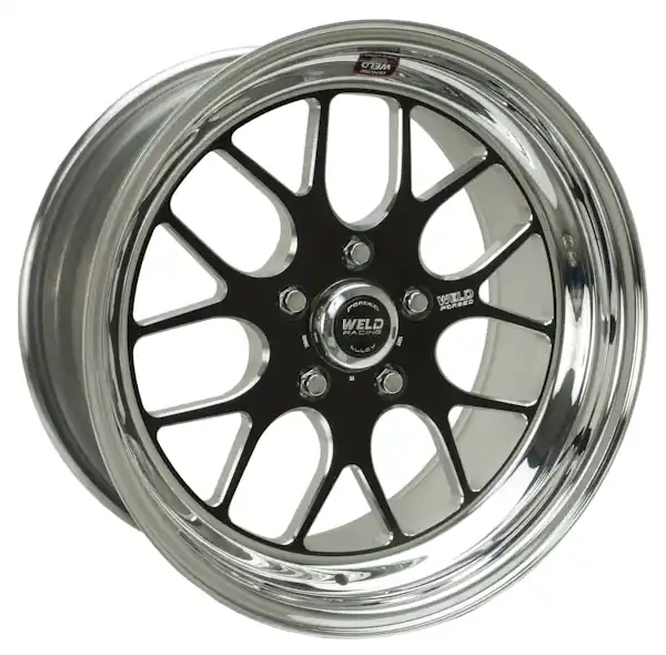 WELD Racing Street and Strip 77LB8140A52A 18X14'' Black S77 Low Pad 5X4.5'' Bolt Pattern 5.2'' Backspace Hot Deal