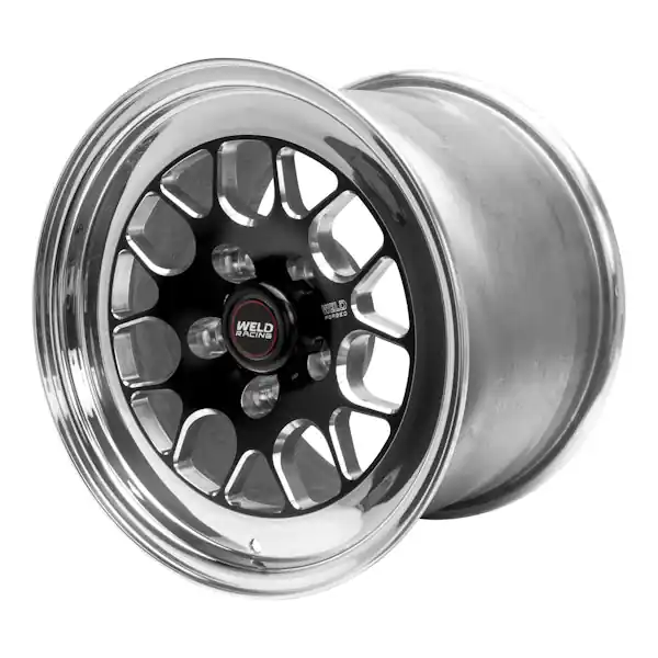 WELD Racing Street and Strip 77MB-508B45A 15X8.33'' Black S77 Med Pad 5X4.75'' Bolt Pattern 4.5'' Backspace Secure Checkout